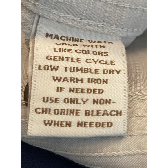 Caribbean Shirt Sz 2XLT Tan Cream Wood Button Modal Blend Tropical Hawaiian - Picture 8 of 9